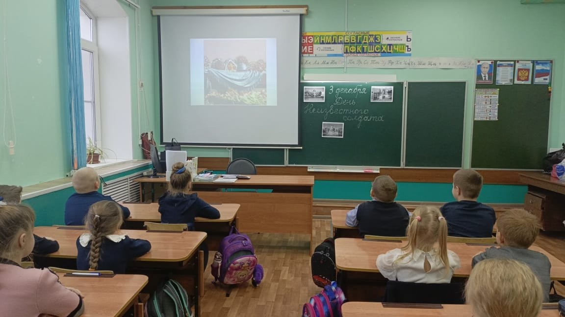 Классный час &amp;quot;День Неизвестного солдата&amp;quot;.